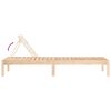 vidaXL Sun Loungers 2 pcs 199.5x60x74 cm Solid Wood Pine