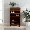 vidaXL Shoe Cabinet Brown Oak 60x35x105 cm Engineered Wood