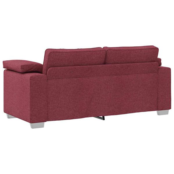 vidaXL Sofa Wine Red 180 x 77 x 82 cm Fabric