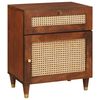 vidaXL Bedside Tables with Drawer 50 x 33 x 60 cm Solid Mango Wood