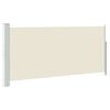vidaXL Retractable Side Awning 140 x 300 cm Cream
