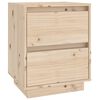 vidaXL Bedside Cabinet | Pine | Solid pine wood | Bedside Cabinet | Rectangular