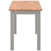 vidaXL Dining Table 120x60x74 cm Solid Oak Wood