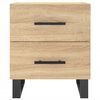 vidaXL Bedside Cabinets 2 pcs Sonoma Oak 40x35x47.5 cm Engineered Wood