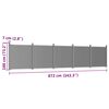 vidaXL Fence Panel Grey 872x186 cm WPC