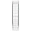vidaXL Arched Gabion Baskets 40 pcs 200x50x180/200 cm Galvanised Iron