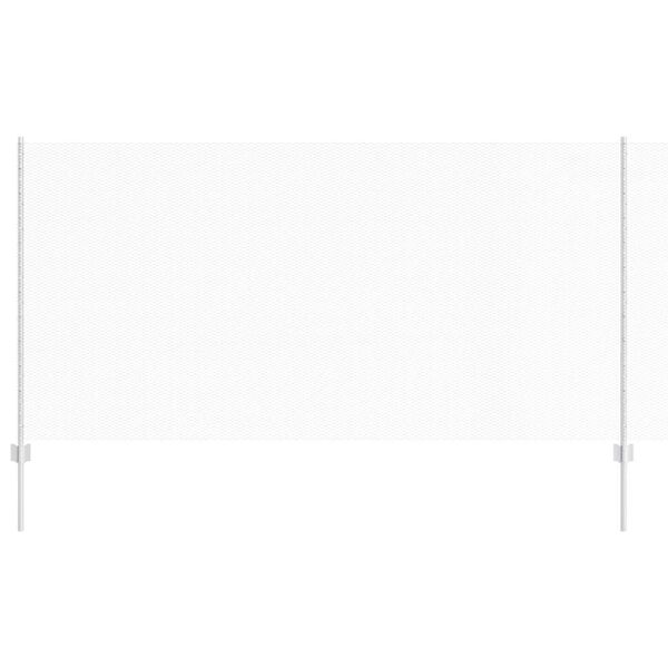 vidaXL Fence with Post Silver 1.2 x 50 m Steel