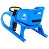 vidaXL Sledge with Seat and Wheel Blue 102.5x40x23 cm Polypropylene