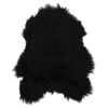 vidaXL Icelandic Sheepskin Chair Cover Black 70x110 cm