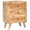 vidaXL Sideboard 60x35x75 cm Rough Mango Wood
