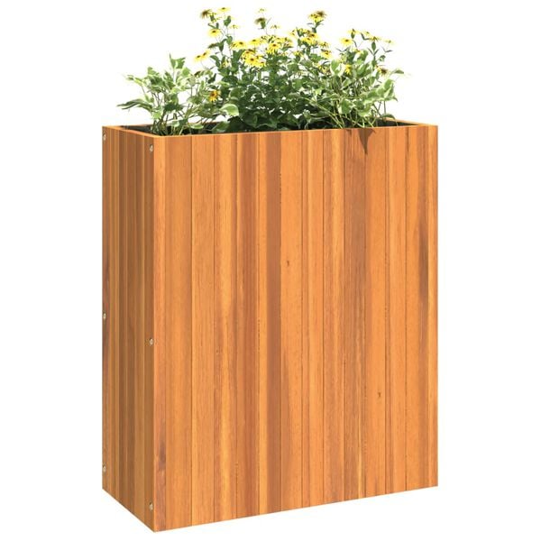 vidaXL Garden Planter 59x27.5x70 cm Solid Wood Acacia