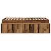 vidaXL Storage Bed Frame Old wood 75 x 190 cm Engineered wood