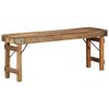 vidaXL Bench Natural 110 x 35 x 46 cm Reclaimed Old Wood