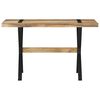 vidaXL Dining Table 120x60x76 cm Rough Mango Wood
