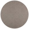 vidaXL Area Rugs Round LUGO Taupe &Oslash; 120 CM Polyester