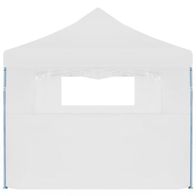 vidaXL Folding Pop-up Party Tent with 5 Sidewalls 3x9 m White