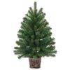 vidaXL Artificial Christmas Tree with 150 LEDs Green 65 cm PE and PVC