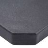 vidaXL Umbrella Weight Plate Black Granite Square 25 kg