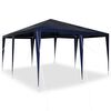 vidaXL Party Tent Blue 400 x 400 x 266 cm Polyethylene and Steel