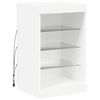 vidaXL Sideboard with LED Lights White 41x37x67 cm