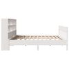 vidaXL Bed Frame without Mattress White 180x200 cm Super King Solid Wood Pine