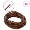 vidaXL Leather Cord Light Brown &Oslash;3 mm x 5 m Leather