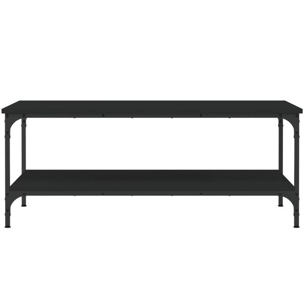 vidaXL Coffee Table Black 100x55x40 cm Engineered Wood