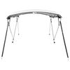 vidaXL 4-bow Bimini Top with Sidewalls 243x(230-244)x137 cm