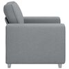 vidaXL Sofa Light Grey 100 x 77 x 82 cm Fabric