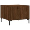 vidaXL Coffee Table Brown Oak 50x50x40 cm Engineered Wood