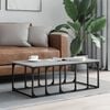 vidaXL Coffee Table Grey Sonoma 100x50x35.5 cm Engineered Wood