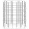 vidaXL Gabion Raised Bed Galvanised Steel 90x50x100 cm