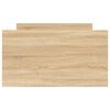vidaXL Bed Frame with Drawers without Mattress Sonoma Oak 100x200 cm