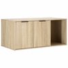 vidaXL Cat Crate Furniture Sonoma Oak 100 x 49 x 45 cm Engineered Wood