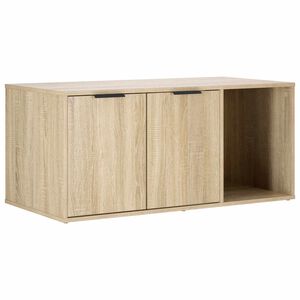 vidaXL Cat Crate Furniture Sonoma Oak 100 x 49 x 45 cm Engineered Wood