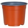 vidaXL Flower Pot 100 pcs Ceramic &Oslash; 10 x 8 cm Plastic