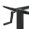 vidaXL Standing Desk Frame Black (94-135)x60x(70-114) cm Steel