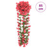 vidaXL Christmas Flower Garlands 3 pcs Rose 85 cm