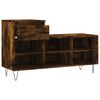 vidaXL Shoe Cabinet Smoked Oak 102x36x60 cm Engineered Wood