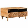 vidaXL Coffee Table with Drawer Brown 80 x 54 x 40 cm Solid Mango Wood