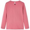 Kids' T-shirt with Long Sleeves Old Pink 128