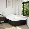 vidaXL Bed Frame without Mattress Black Double Fabric