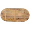 vidaXL Table Top 110x50x2.5 cm Oval Solid Wood Mango