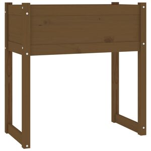 vidaXL Planter Honey Brown 78x40x81 cm Solid Wood Pine
