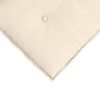 vidaXL Back Pillow Cream 140 x 50 cm Corduroy Fabric