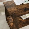 vidaXL Coffee Table Smoked Oak 72 x 50 x 50 cm Engineered Wood