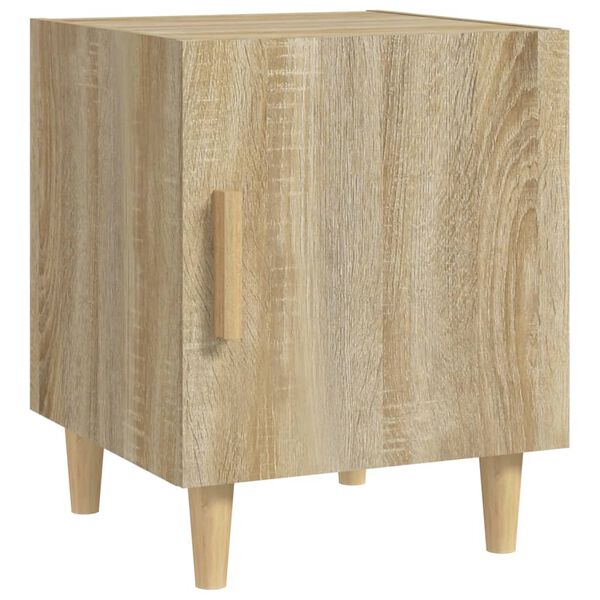vidaXL Bedside Cabinets 2 pcs Sonoma Oak Engineered Wood