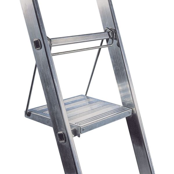 Escalo Footstool for Ladder Metal Silver