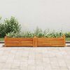 vidaXL Garden Raised Bed Acacia Wood 150x30x25 cm