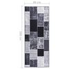 vidaXL Carpet Runner Grey 80x200 cm